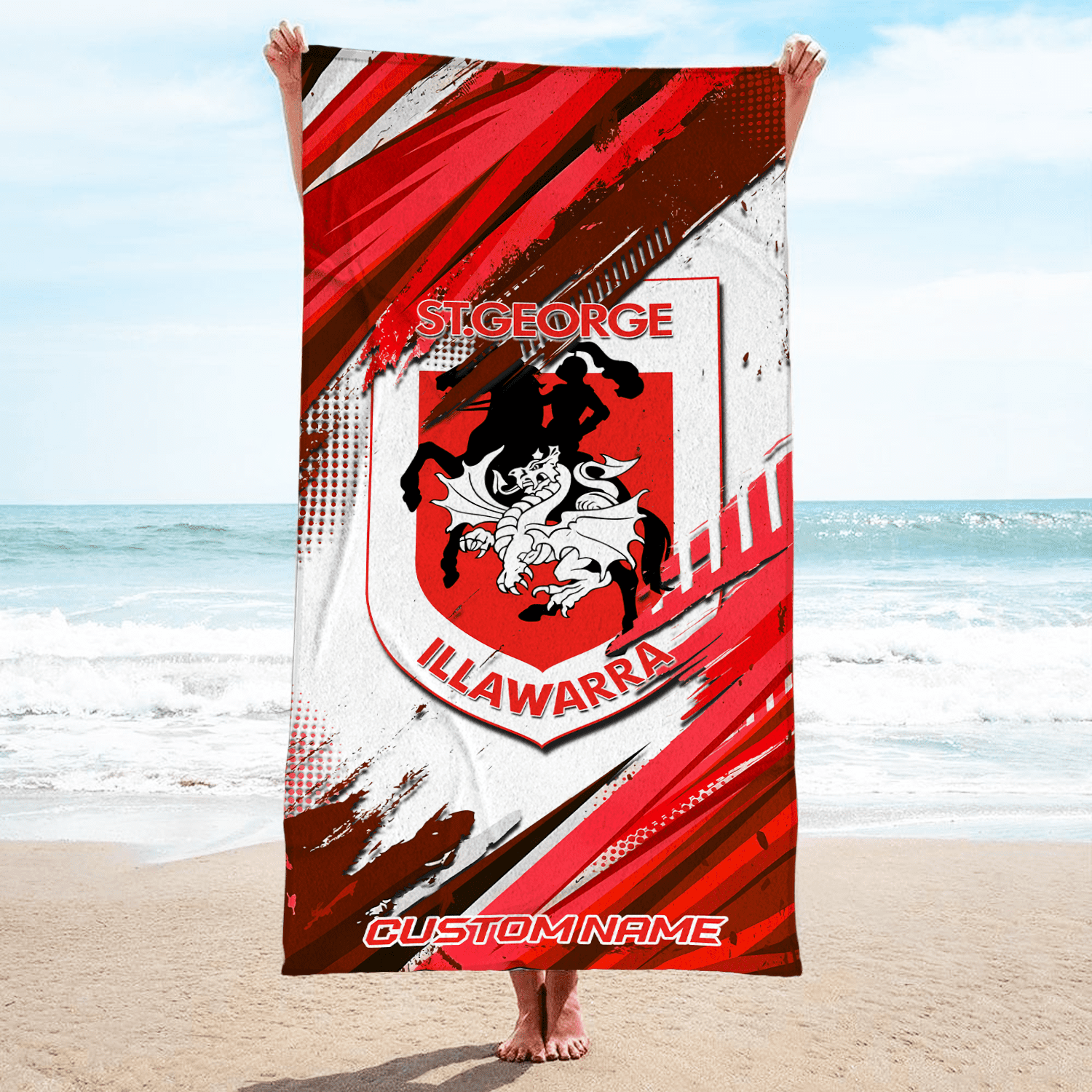 St. George Illawarra Dragons Pool Travel Beach  Towels s St. George Illawarra Dragons Pool Travel Beach  Towels s