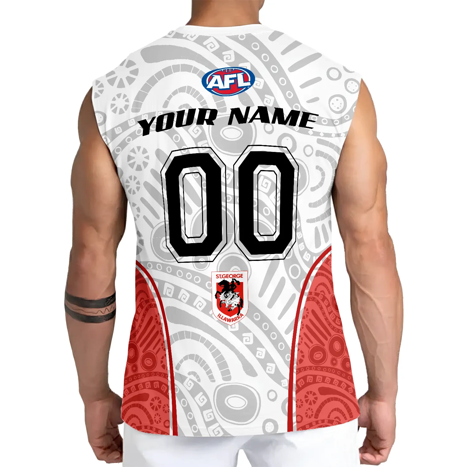 St. George Illawarra Dragons Personalized Tank Top Gift For Fans St. George Illawarra Dragons Personalized Tank Top Gift For Fans