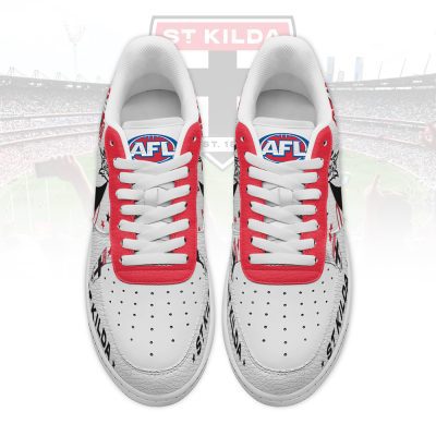 St Kilda Saints Sports Air Force 1 Sneakers Shoes For Men And Women