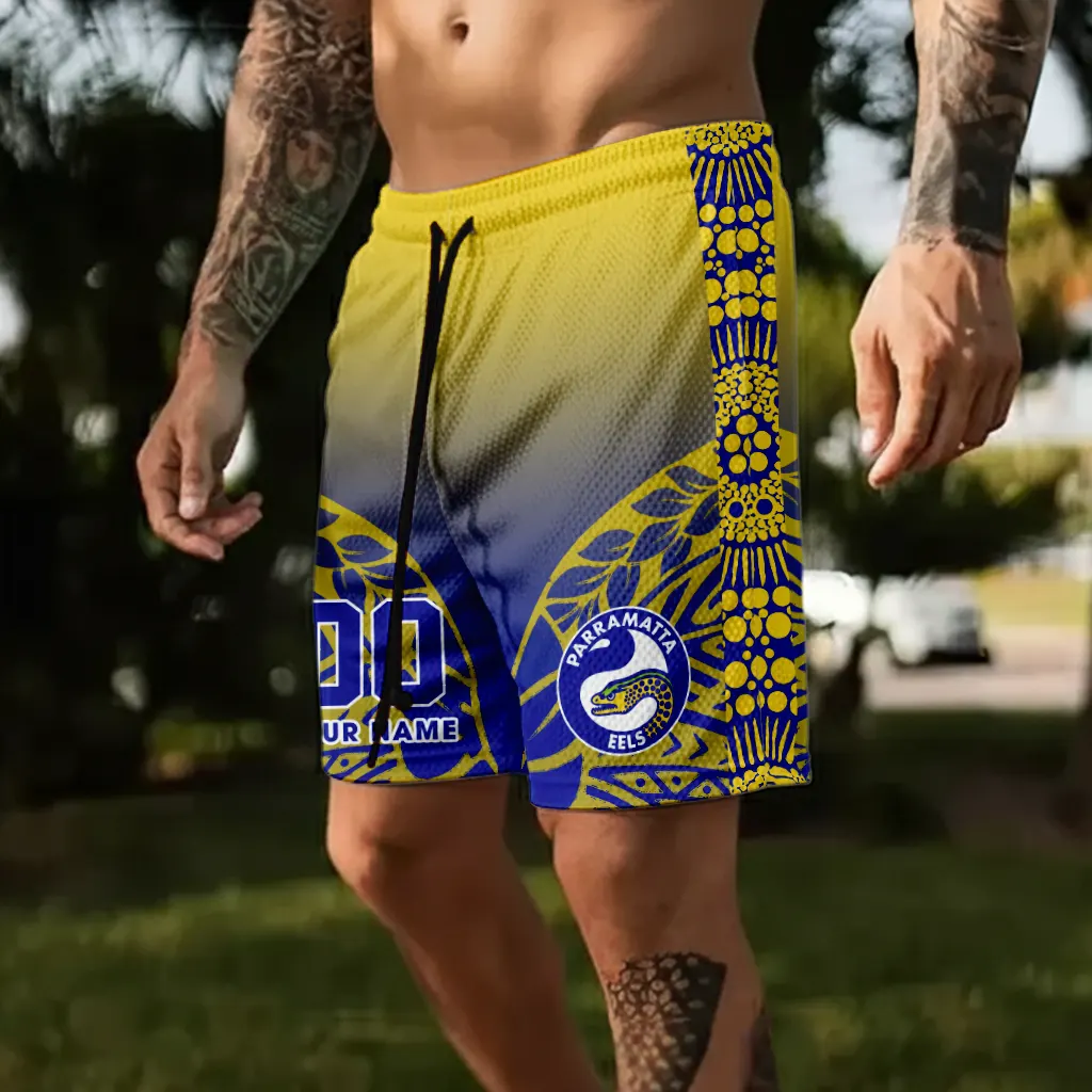 Parramatta Eels Personalized Short Pants Gift For Fans Parramatta Eels Personalized Short Pants Gift For Fans