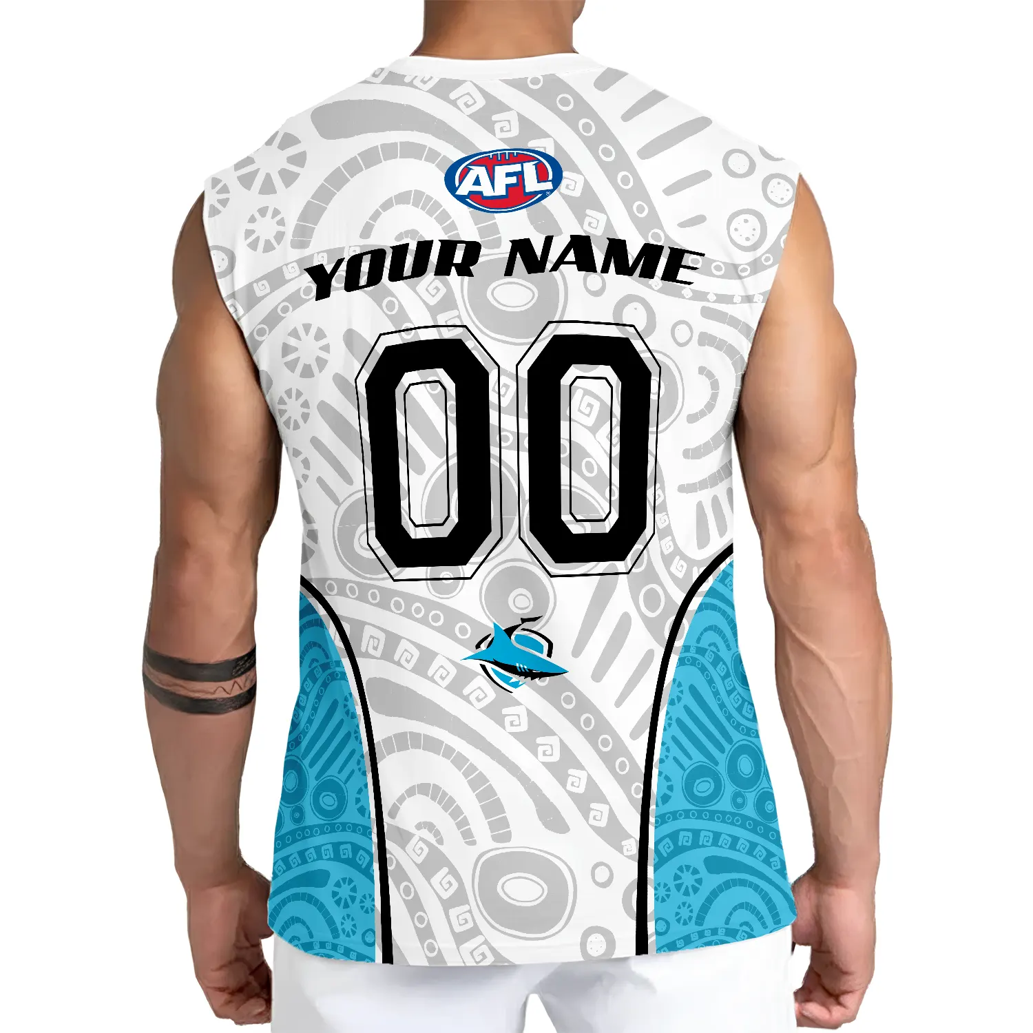 Cronulla-Sutherland Sharks Personalized Tank Top Gift For Fans Cronulla-Sutherland Sharks Personalized Tank Top Gift For Fans
