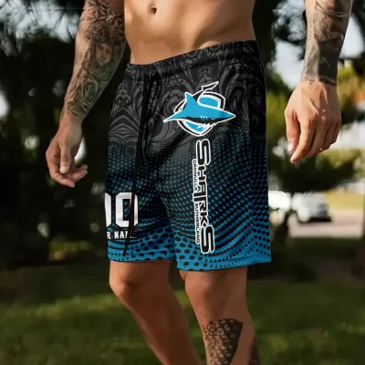 Cronulla-Sutherland Sharks Personalized Short Pants Gift For Fans