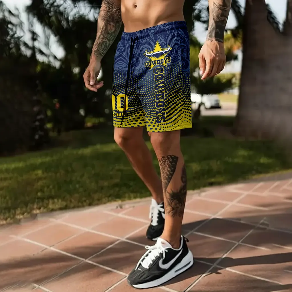 North Queensland Cowboys Personalized Short Pants Gift For Fans North Queensland Cowboys Personalized Short Pants Gift For Fans