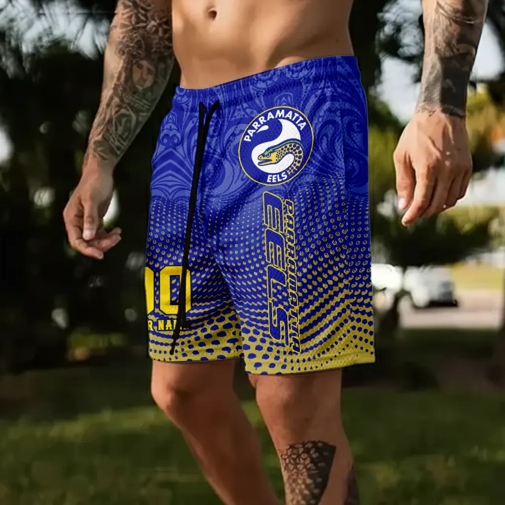 Parramatta Eels Personalized Short Pants Gift For Fans Parramatta Eels Personalized Short Pants Gift For Fans