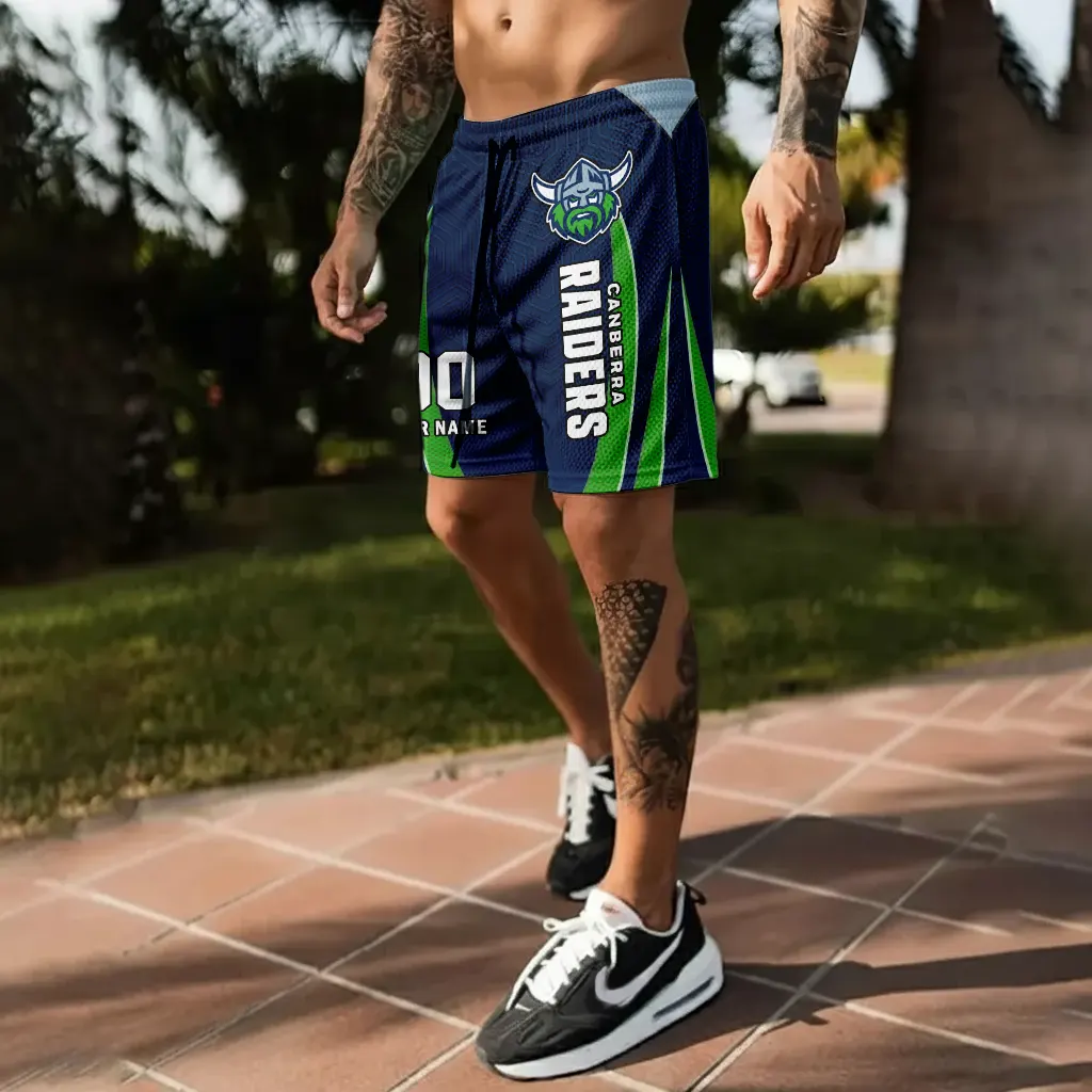 Canberra Raiders Personalized Short Pants Gift For Fans Canberra Raiders Personalized Short Pants Gift For Fans