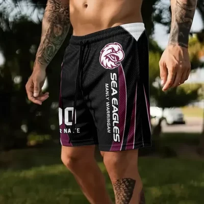 Manly Warringah Sea Eagles Personalized Short Pants Gift For Fans