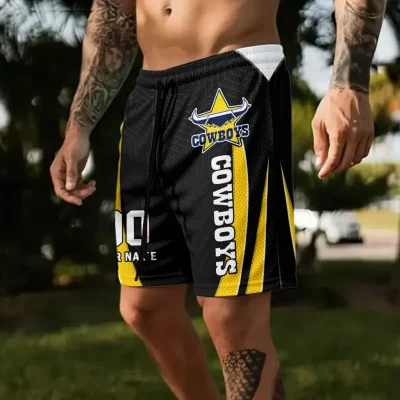 North Queensland Cowboys Personalized Short Pants Gift For Fans