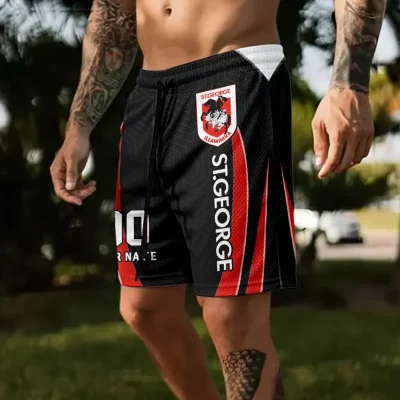 St. George Illawarra Dragons Personalized Short Pants Gift For Fans