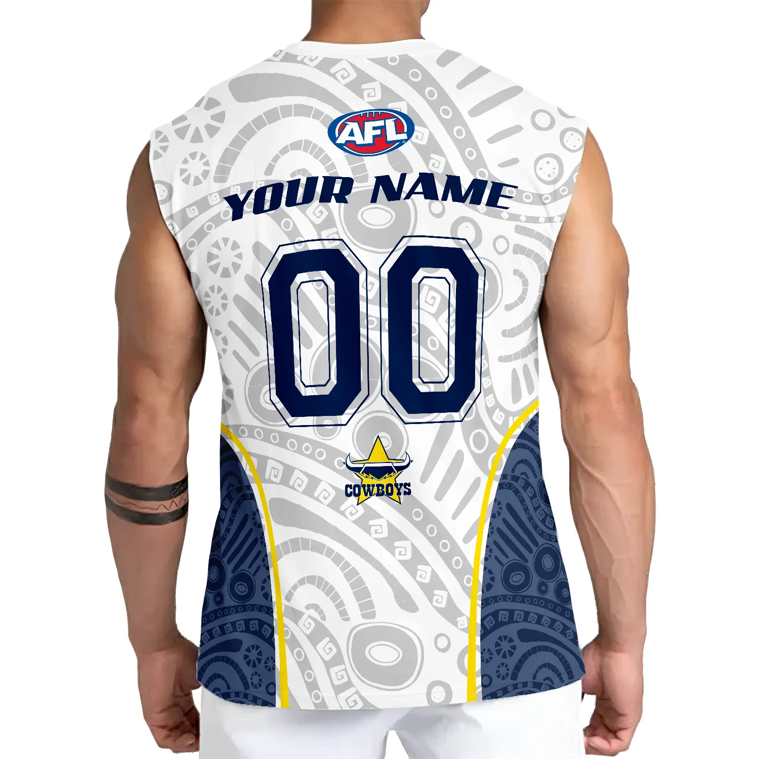 North Queensland Cowboys Personalized Tank Top Gift For Fans North Queensland Cowboys Personalized Tank Top Gift For Fans