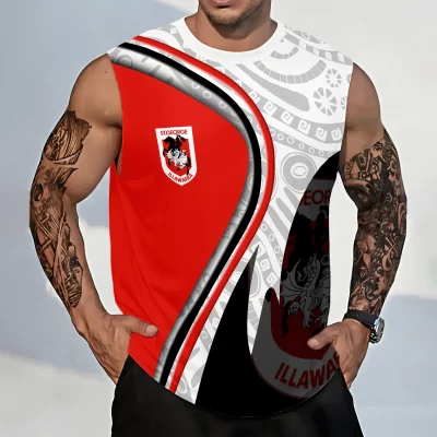 St. George Illawarra Dragons Personalized Tank Top Gift For Fans