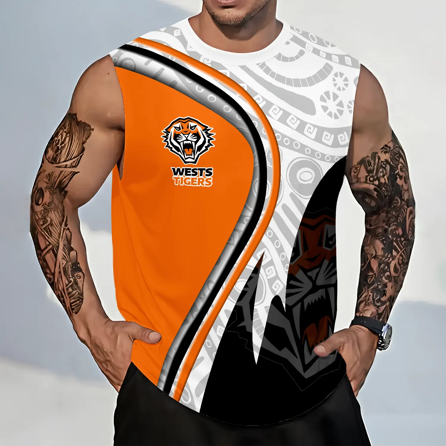 Wests Tigers Personalized Tank Top Gift For Fans Wests Tigers Personalized Tank Top Gift For Fans