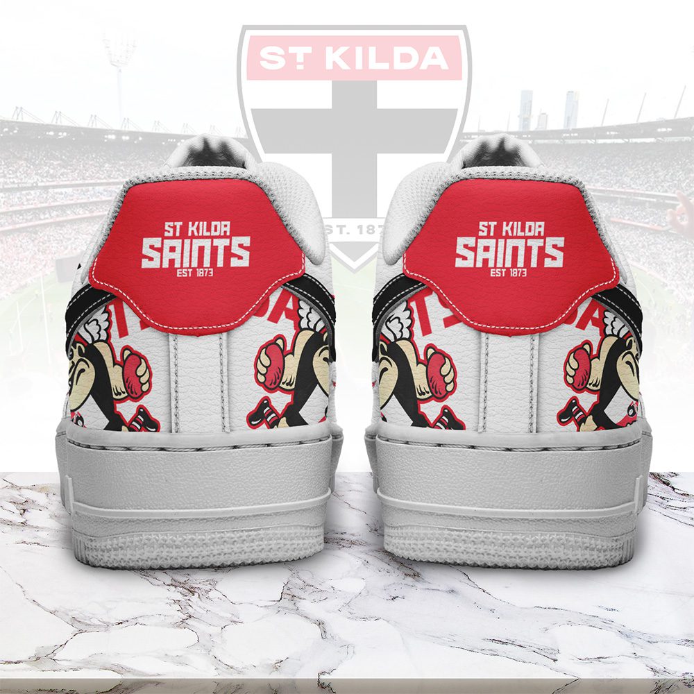 St Kilda Saints Sports Air Force 1 Sneakers Shoes For Men And Women St Kilda Saints Sports Air Force 1 Sneakers Shoes For Men And Women