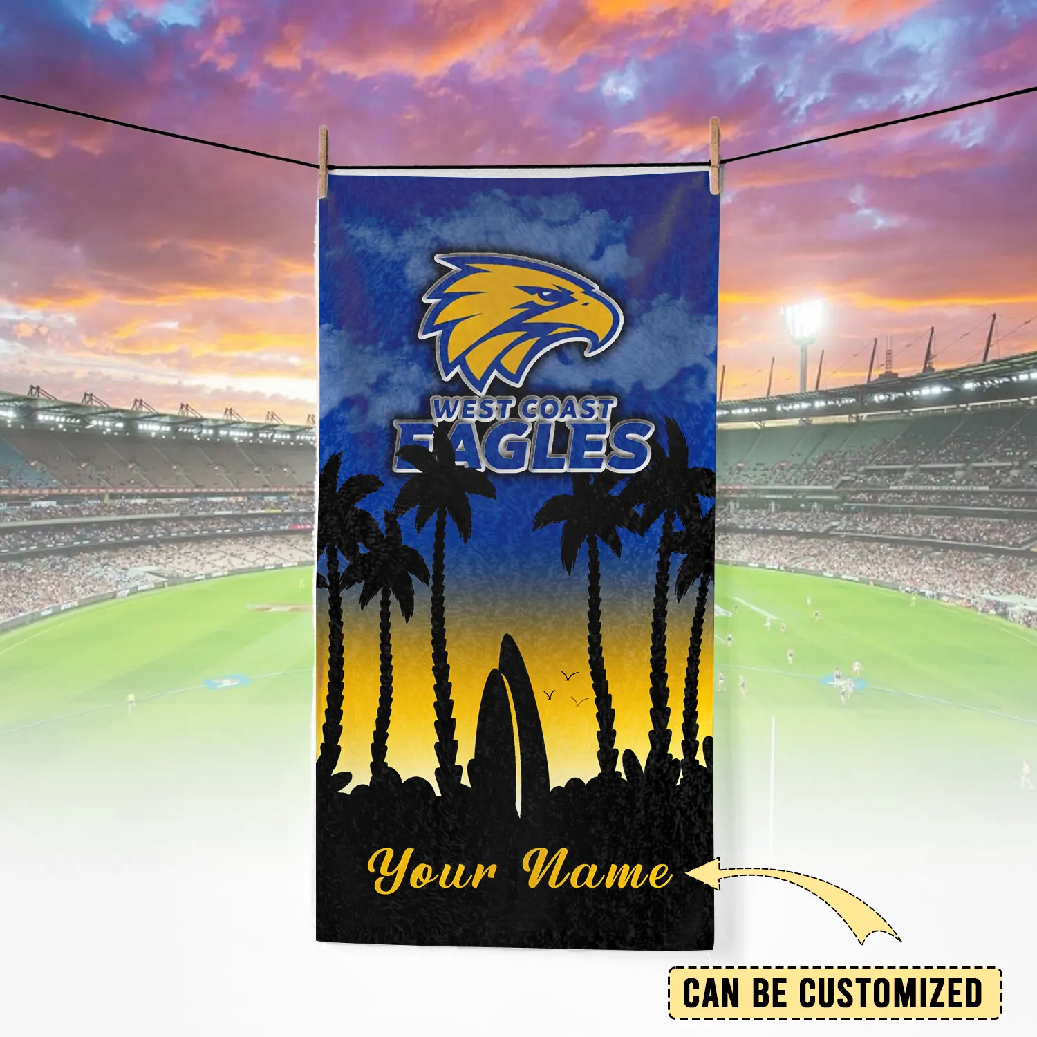 West Coast Eagles Pool Travel Beach  Towels West Coast Eagles Pool Travel Beach  Towels