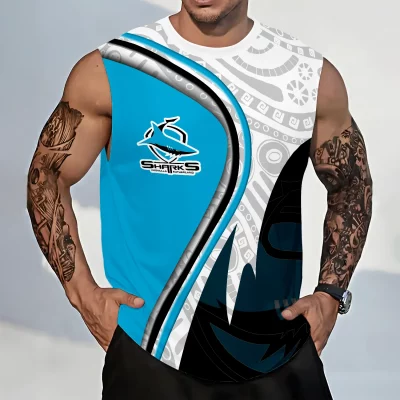 Cronulla-Sutherland Sharks Personalized Tank Top Gift For Fans