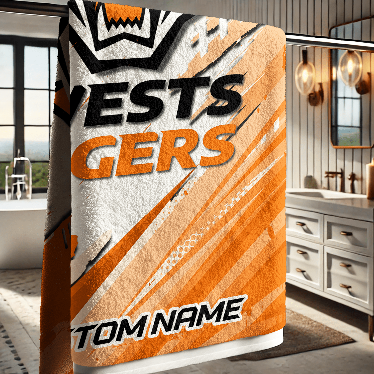 Wests Tigers Pool Travel Beach  Towels s Wests Tigers Pool Travel Beach  Towels s