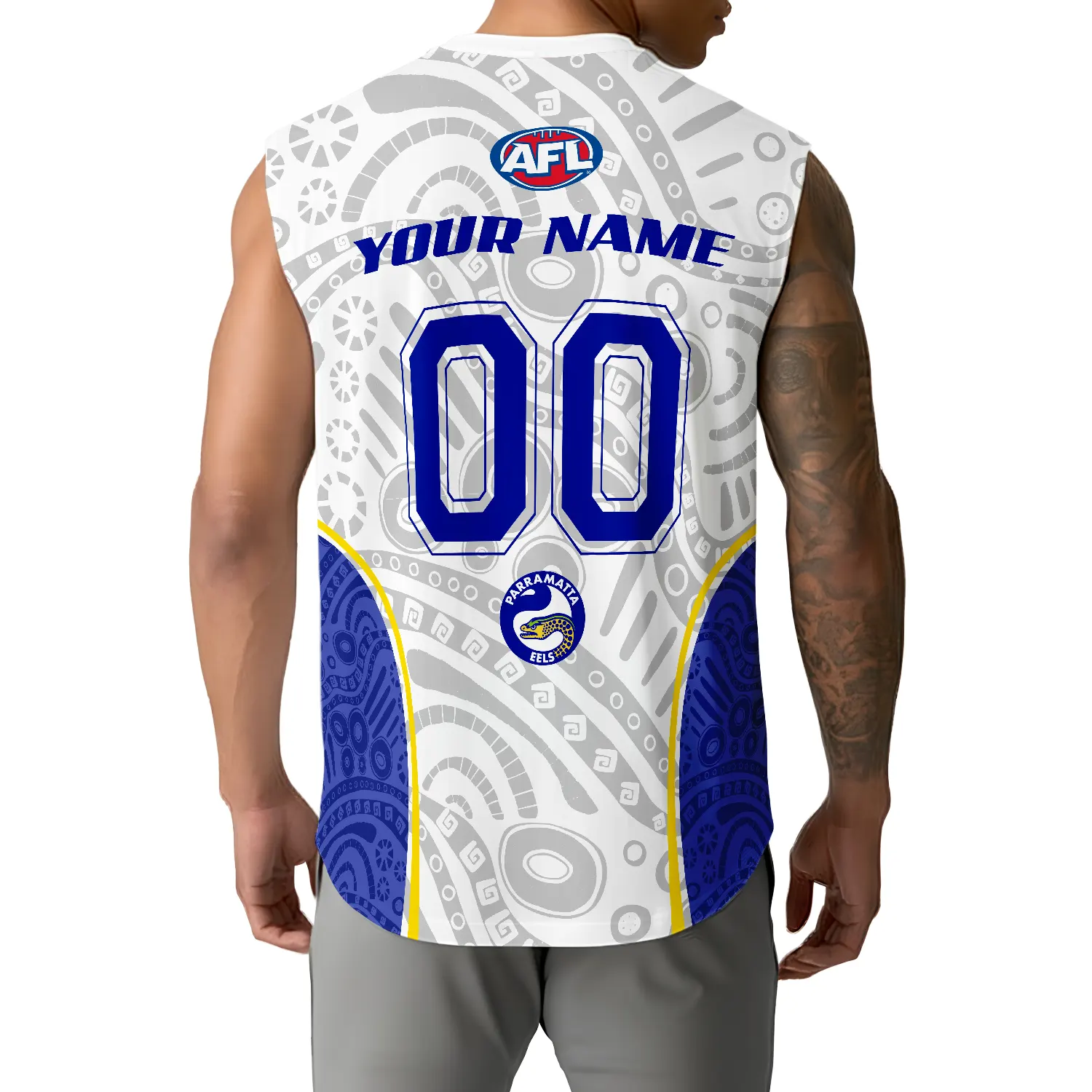 Parramatta Eels Personalized Tank Top Gift For Fans Parramatta Eels Personalized Tank Top Gift For Fans