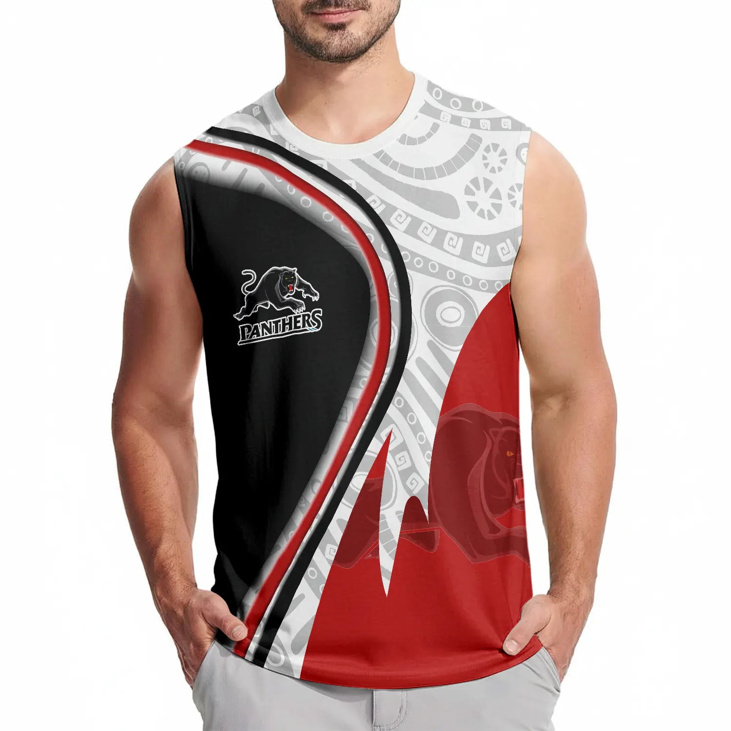 Penrith Panthers Personalized Tank Top Gift For Fans Penrith Panthers Personalized Tank Top Gift For Fans