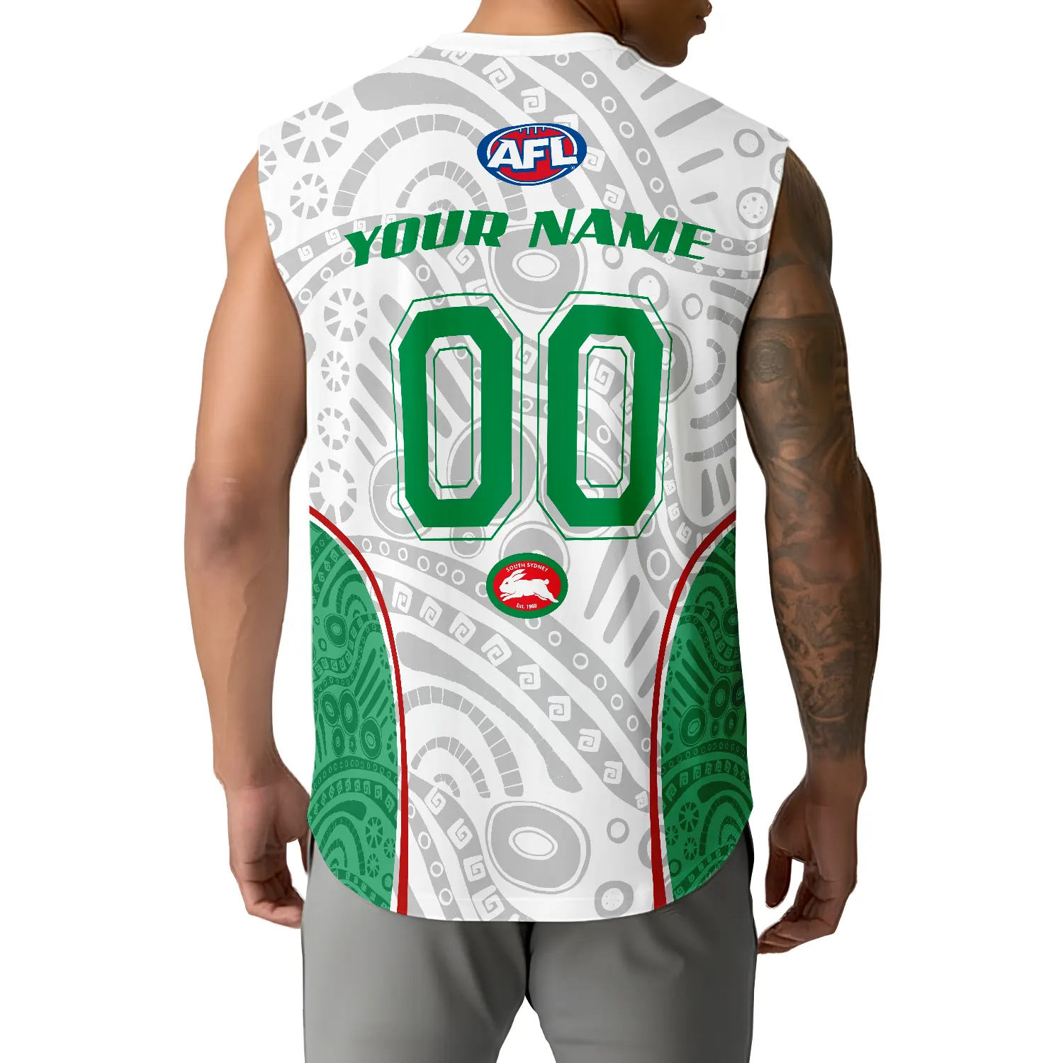 South Sydney Rabbitohs Personalized Tank Top Gift For Fans South Sydney Rabbitohs Personalized Tank Top Gift For Fans
