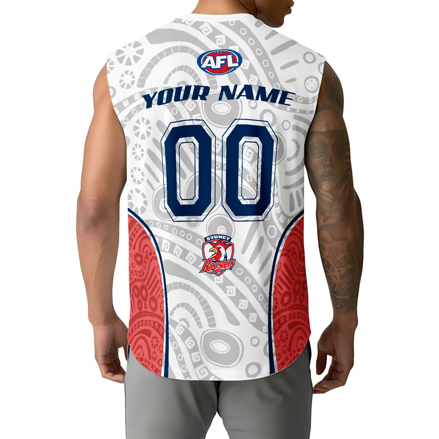 Sydney Roosters Personalized Tank Top Gift For Fans Sydney Roosters Personalized Tank Top Gift For Fans