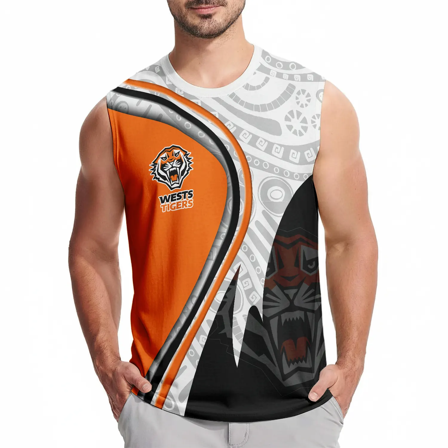 Wests Tigers Personalized Tank Top Gift For Fans Wests Tigers Personalized Tank Top Gift For Fans