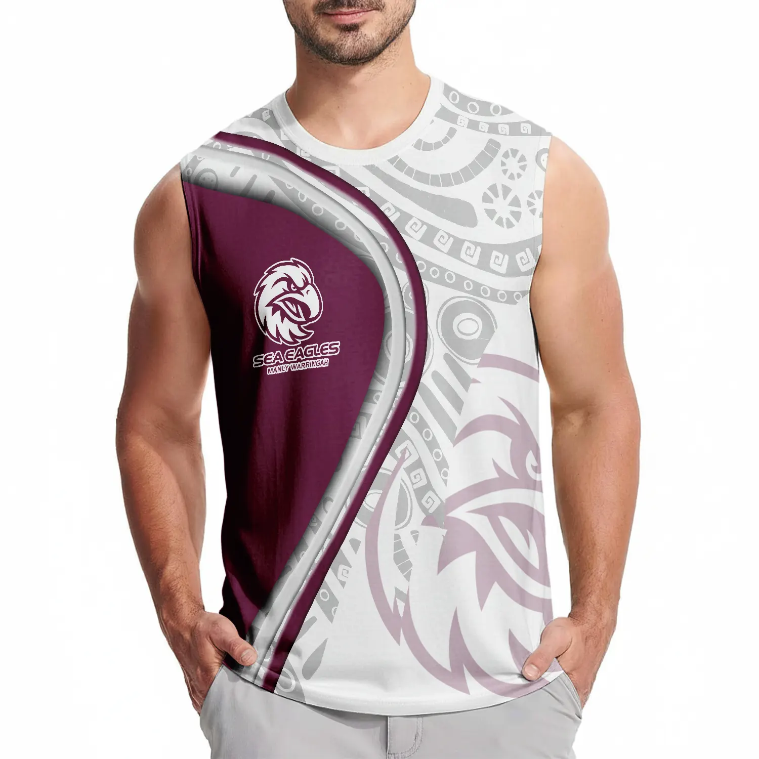 Manly Warringah Sea Eagles Personalized Tank Top Gift For Fans Manly Warringah Sea Eagles Personalized Tank Top Gift For Fans
