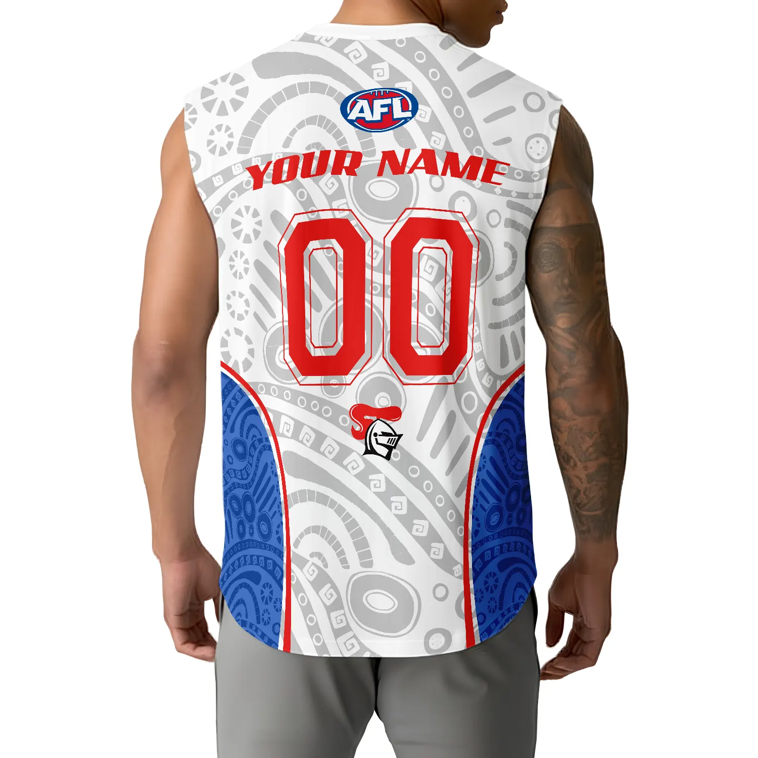 Newcastle Knights Personalized Tank Top Gift For Fans Newcastle Knights Personalized Tank Top Gift For Fans