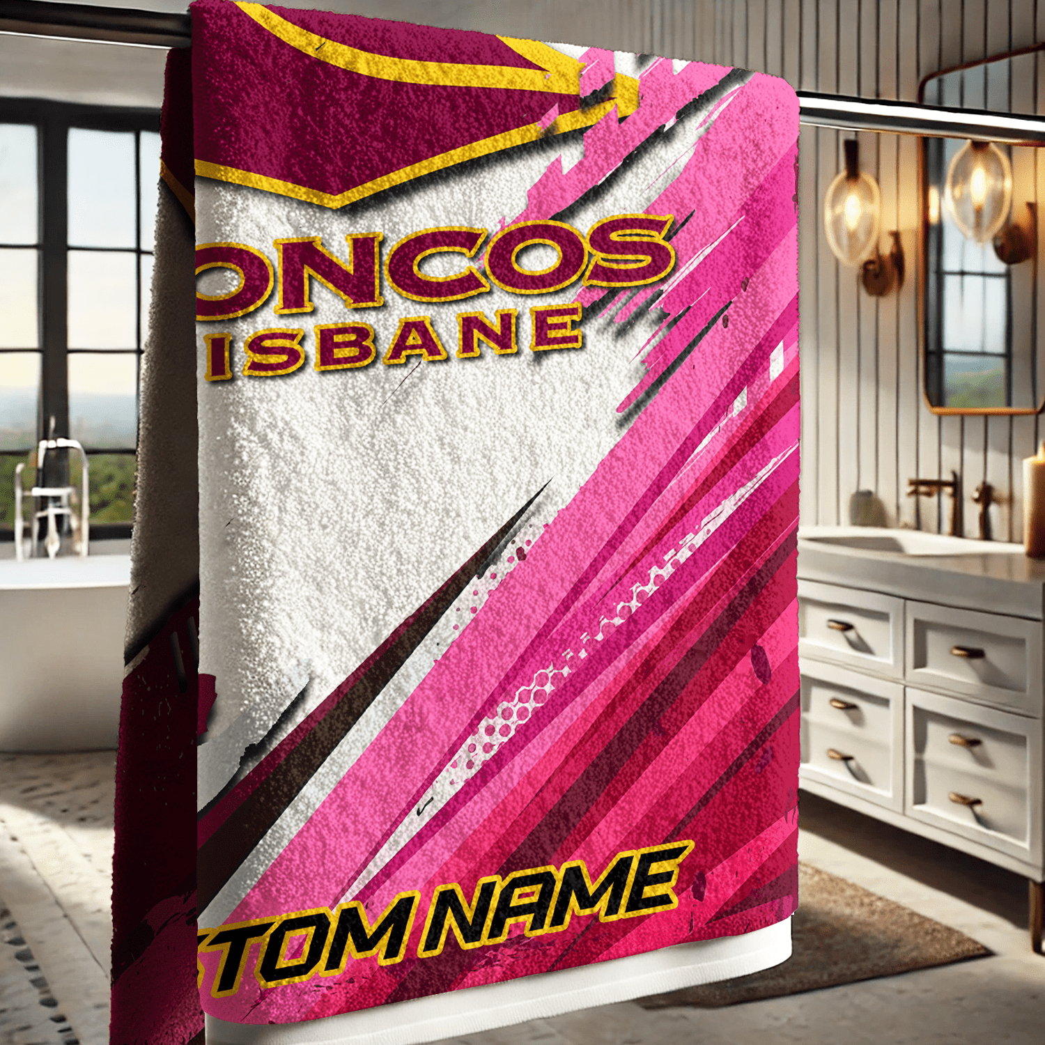 Brisbane Broncos Pool Travel Beach  Towels s Brisbane Broncos Pool Travel Beach  Towels s