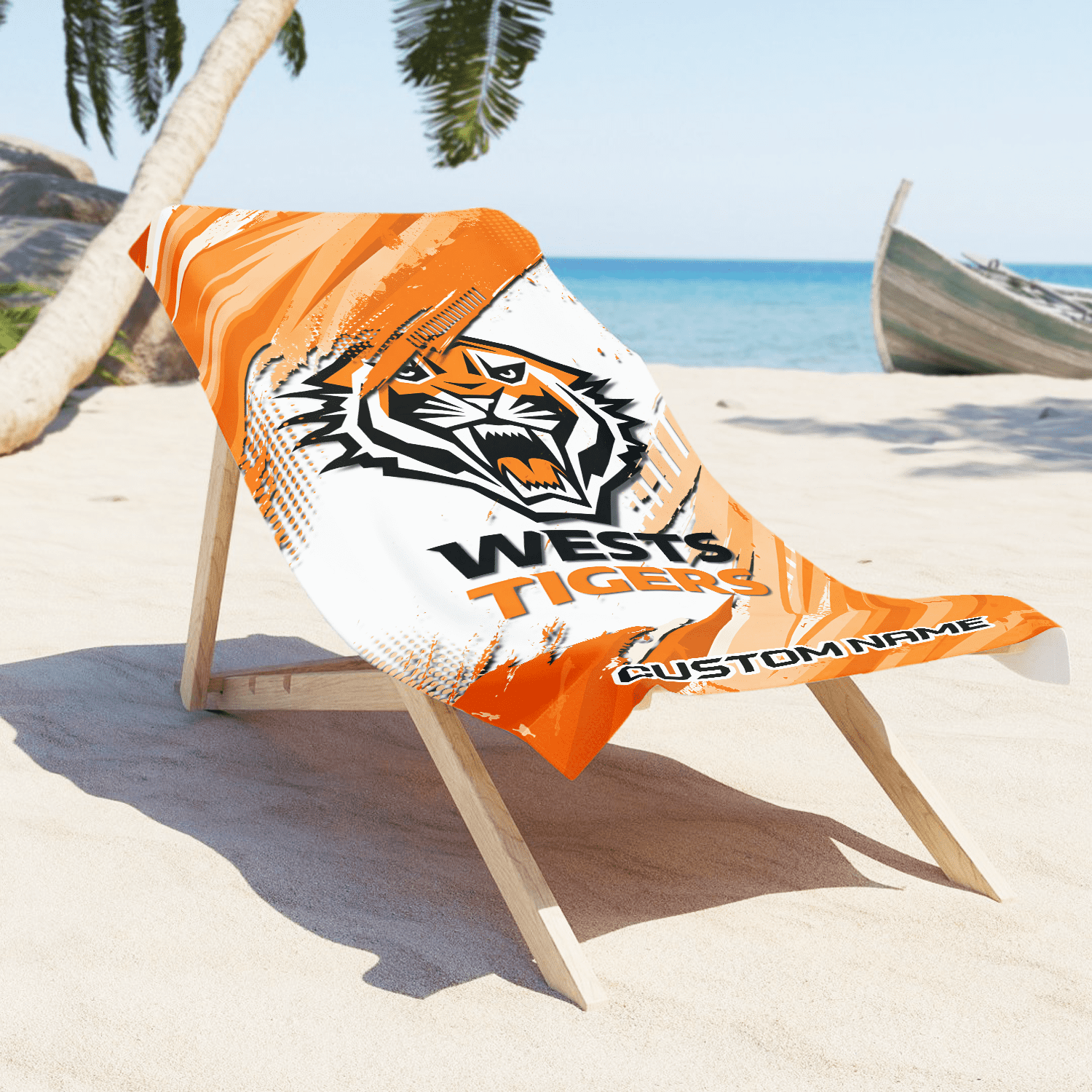 Wests Tigers Pool Travel Beach  Towels s Wests Tigers Pool Travel Beach  Towels s