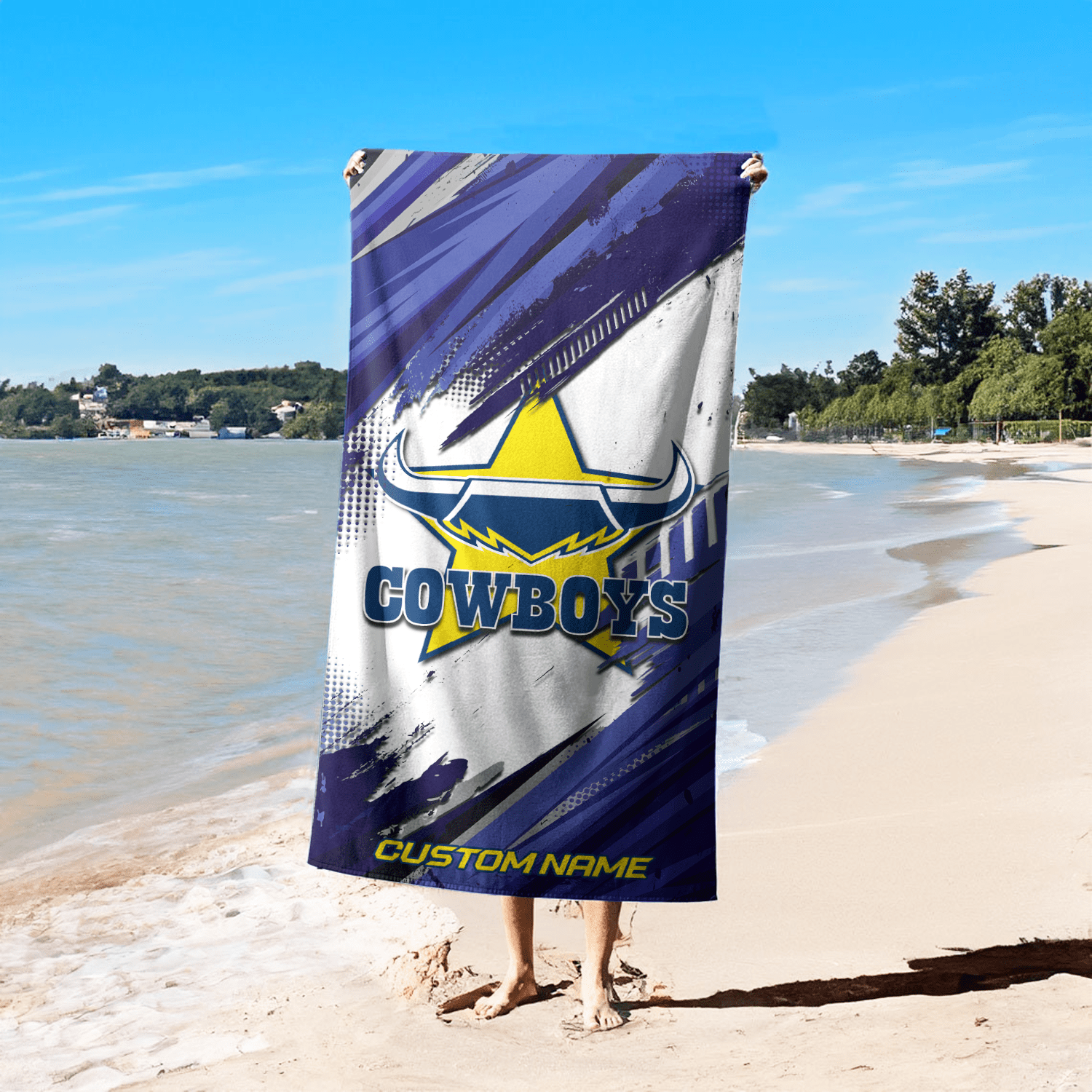 North Queensland Cowboys Pool Travel Beach  Towels s North Queensland Cowboys Pool Travel Beach  Towels s