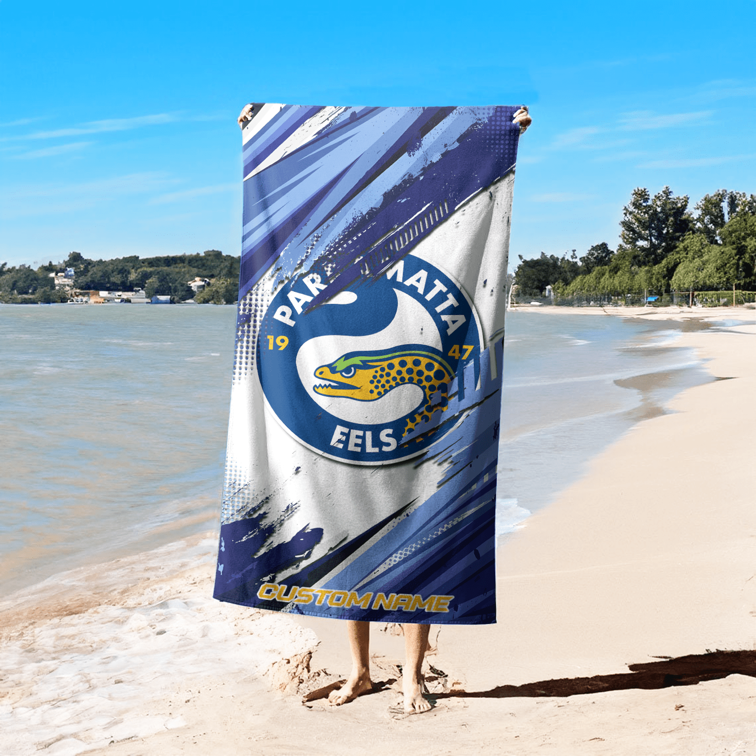 Parramatta Eels Pool Travel Beach  Towels s Parramatta Eels Pool Travel Beach  Towels s