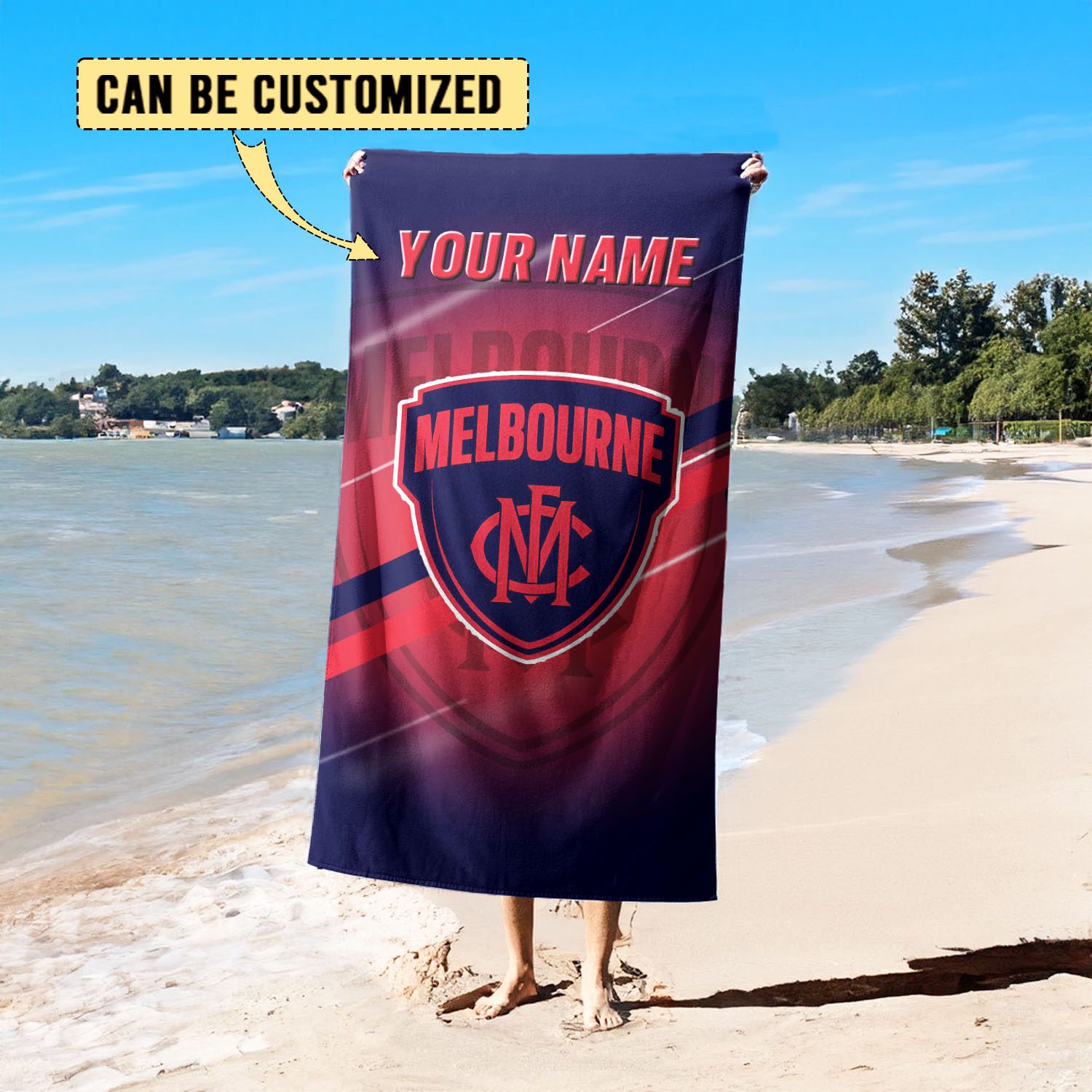 Melbourne Demons Pool Travel Beach  Towels s Melbourne Demons Pool Travel Beach  Towels s