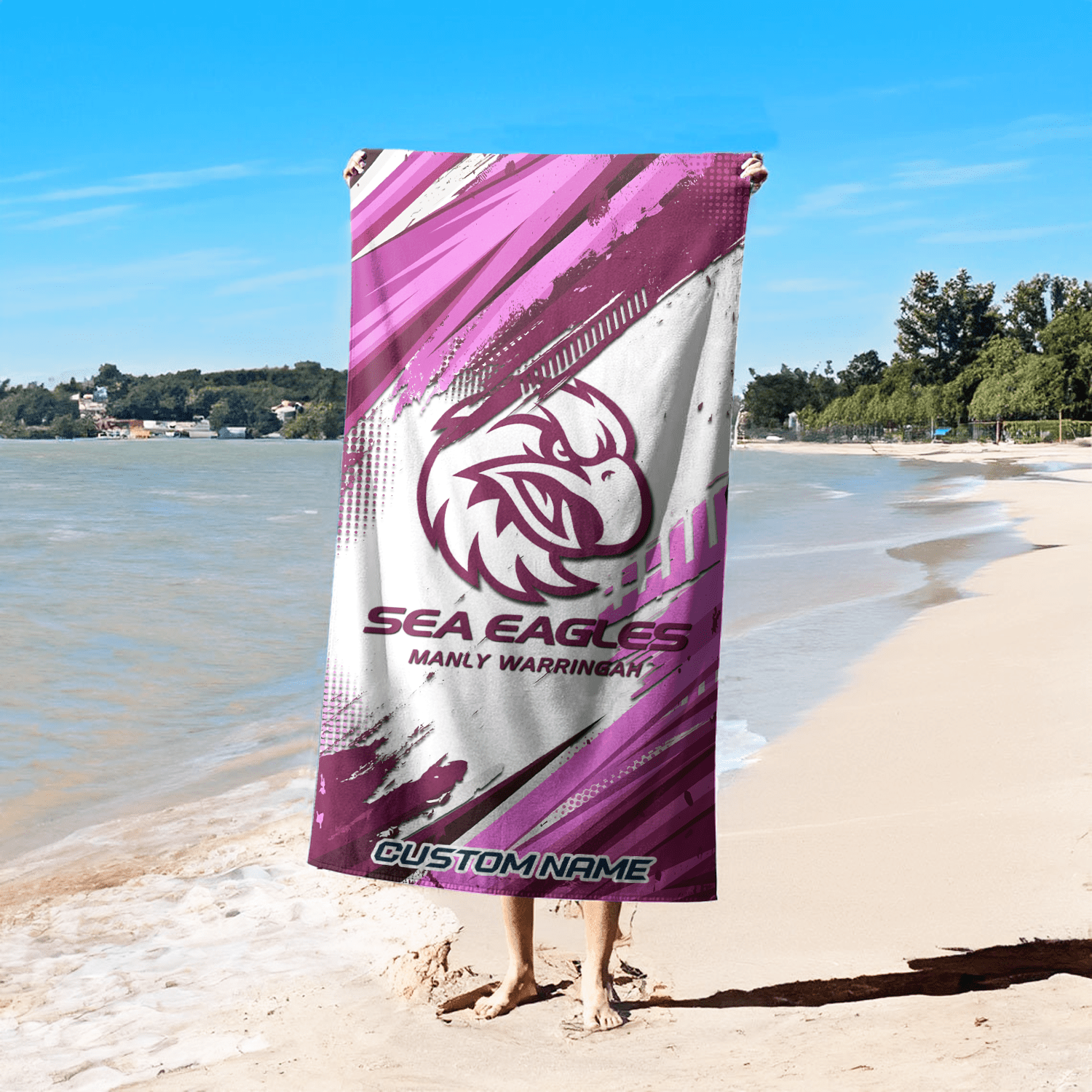 Manly Warringah Sea Eagles Pool Travel Beach  Towels s Manly Warringah Sea Eagles Pool Travel Beach  Towels s