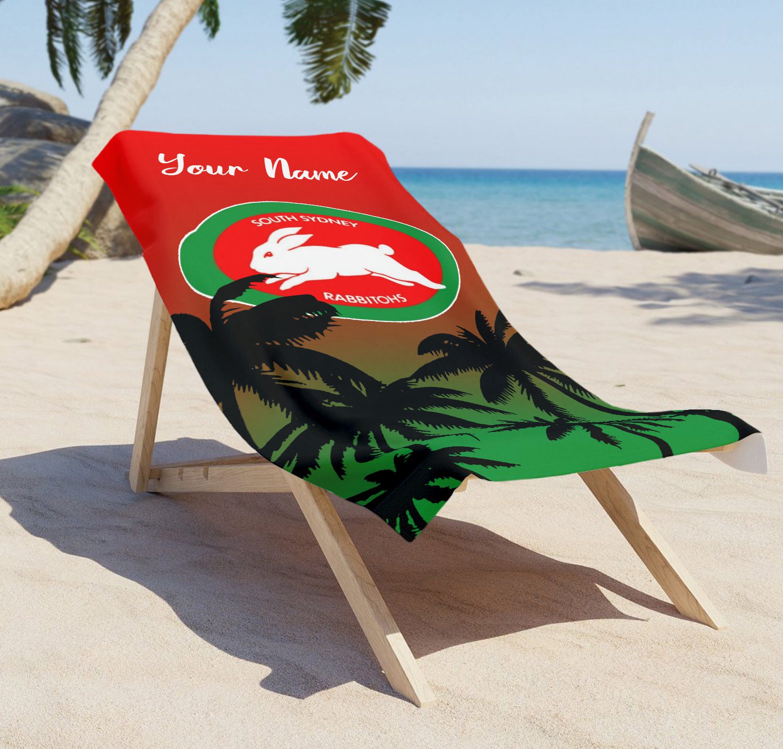 South Sydney Rabbitohs Personalized Pool Travel Beach  Towels South Sydney Rabbitohs Personalized Pool Travel Beach  Towels