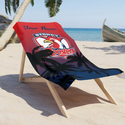 Sydney Roosters Personalized Pool Travel Beach  Towels