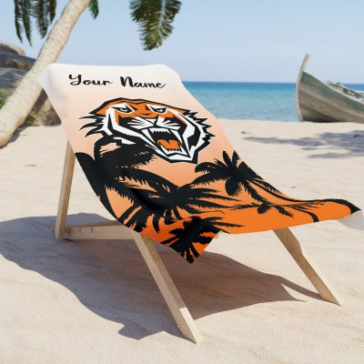 Wests Tigers Personalized Pool Travel Beach  Towels