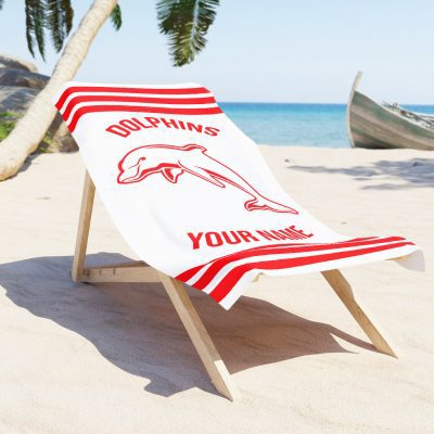 Dolphins Personalized Pool Travel Beach  Towels