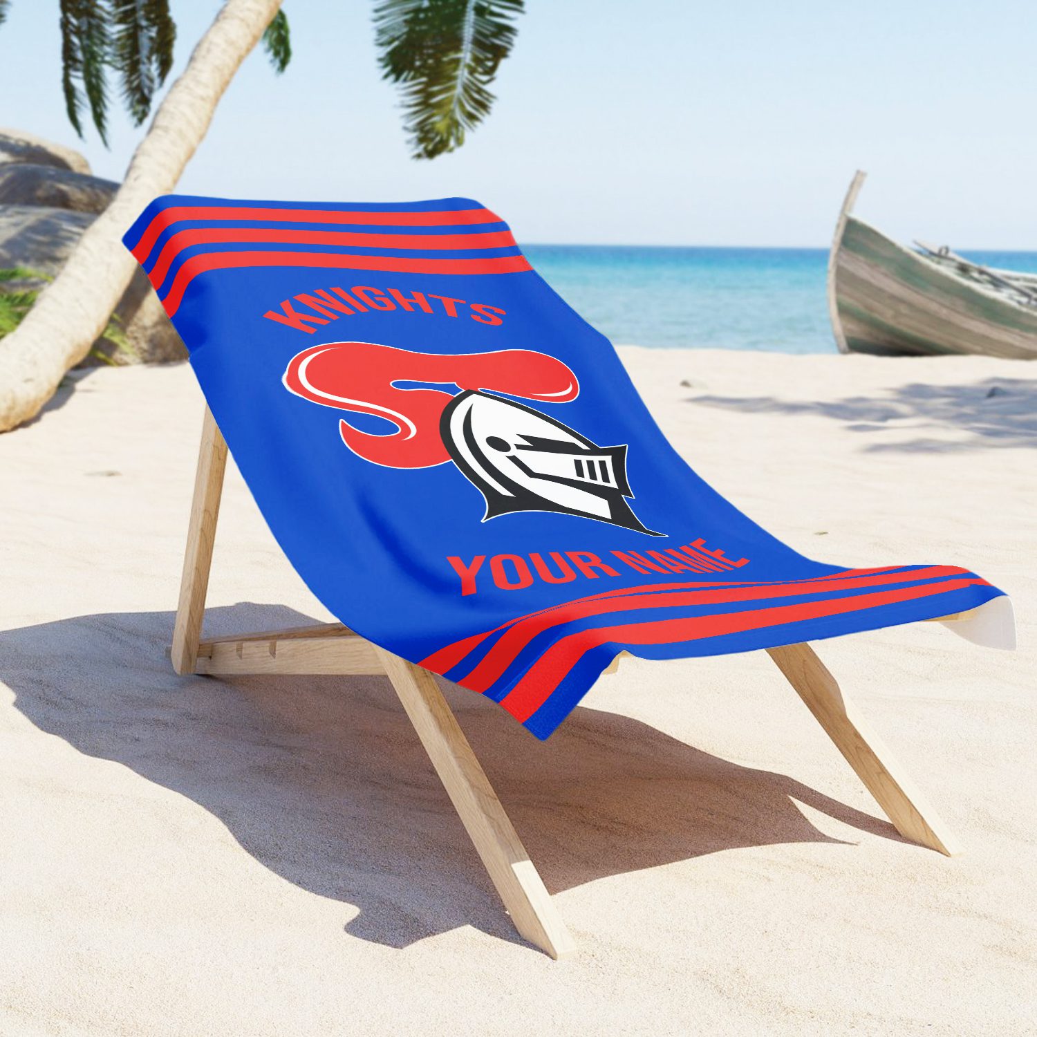 Newcastle Knights Personalized Pool Travel Beach  Towels Newcastle Knights Personalized Pool Travel Beach  Towels
