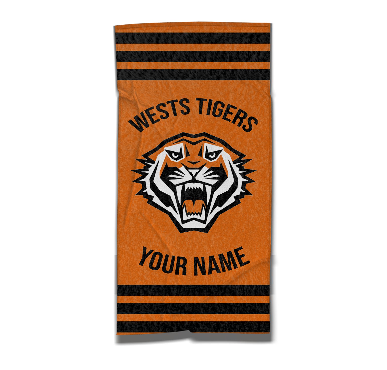 Wests Tigers Personalized Pool Travel Beach  Towels Wests Tigers Personalized Pool Travel Beach  Towels