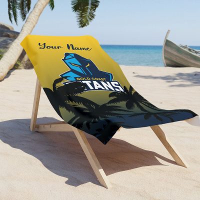 Gold Coast Titans Personalized Pool Travel Beach  Towels