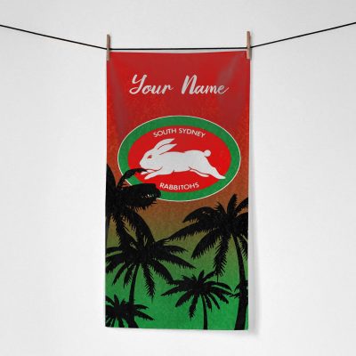 South Sydney Rabbitohs Personalized Pool Travel Beach  Towels