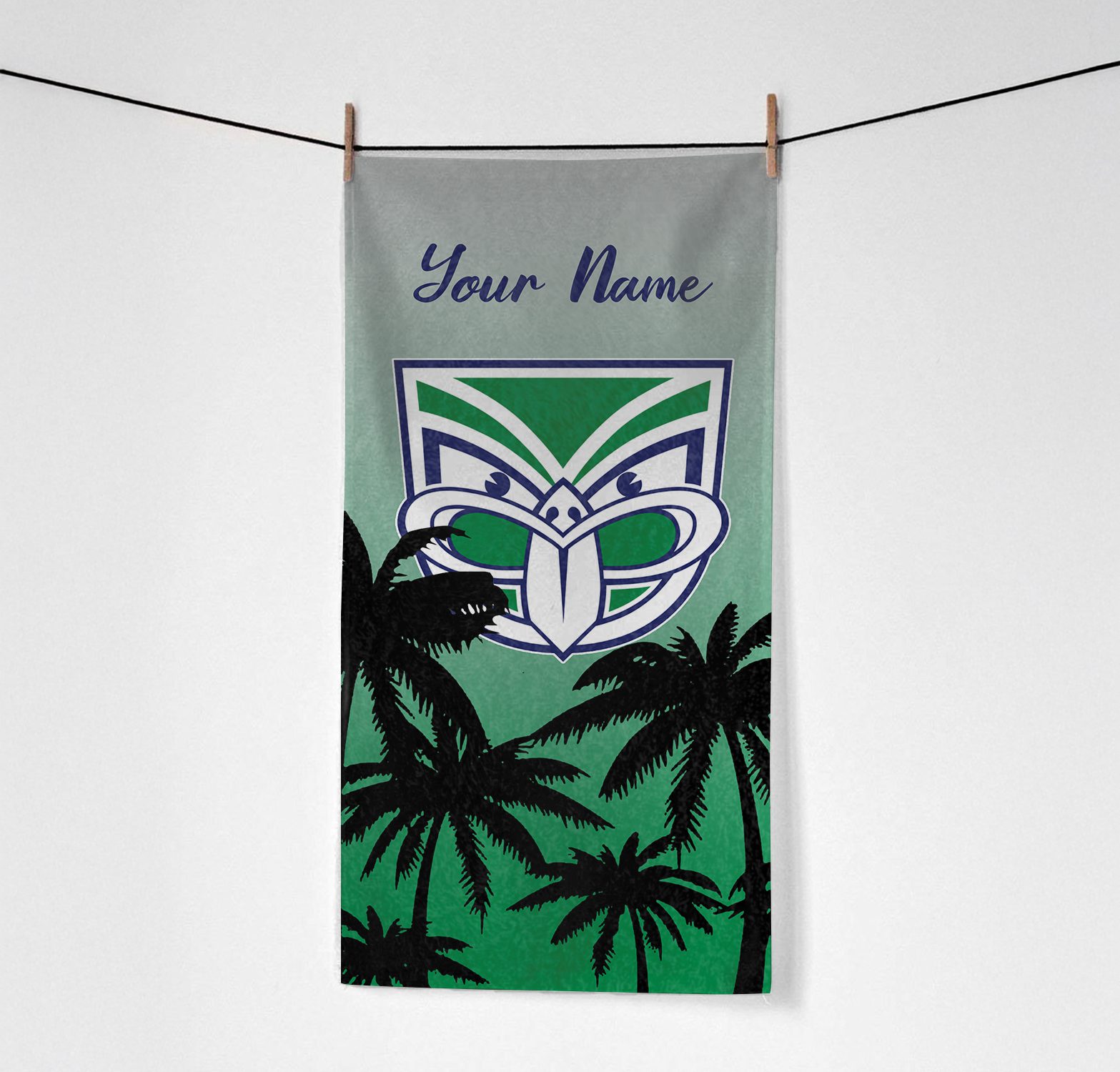 New Zealand Warriors Personalized Pool Travel Beach  Towels New Zealand Warriors Personalized Pool Travel Beach  Towels