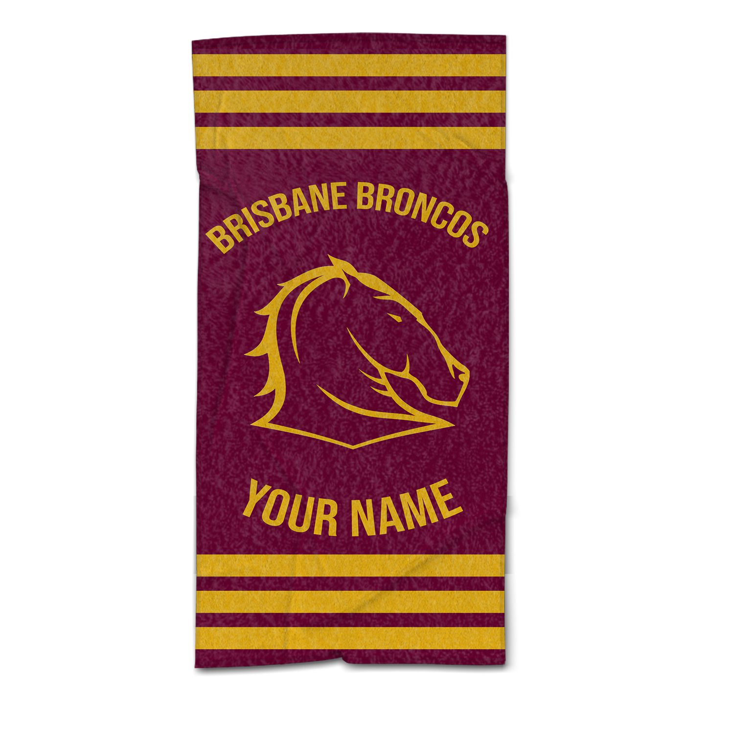 NRL Brisbane Broncos Personalized Pool Travel Beach and Bath Towels for Kids and Adult NRL Brisbane Broncos Personalized Pool Travel Beach and Bath Towels for Kids and Adult