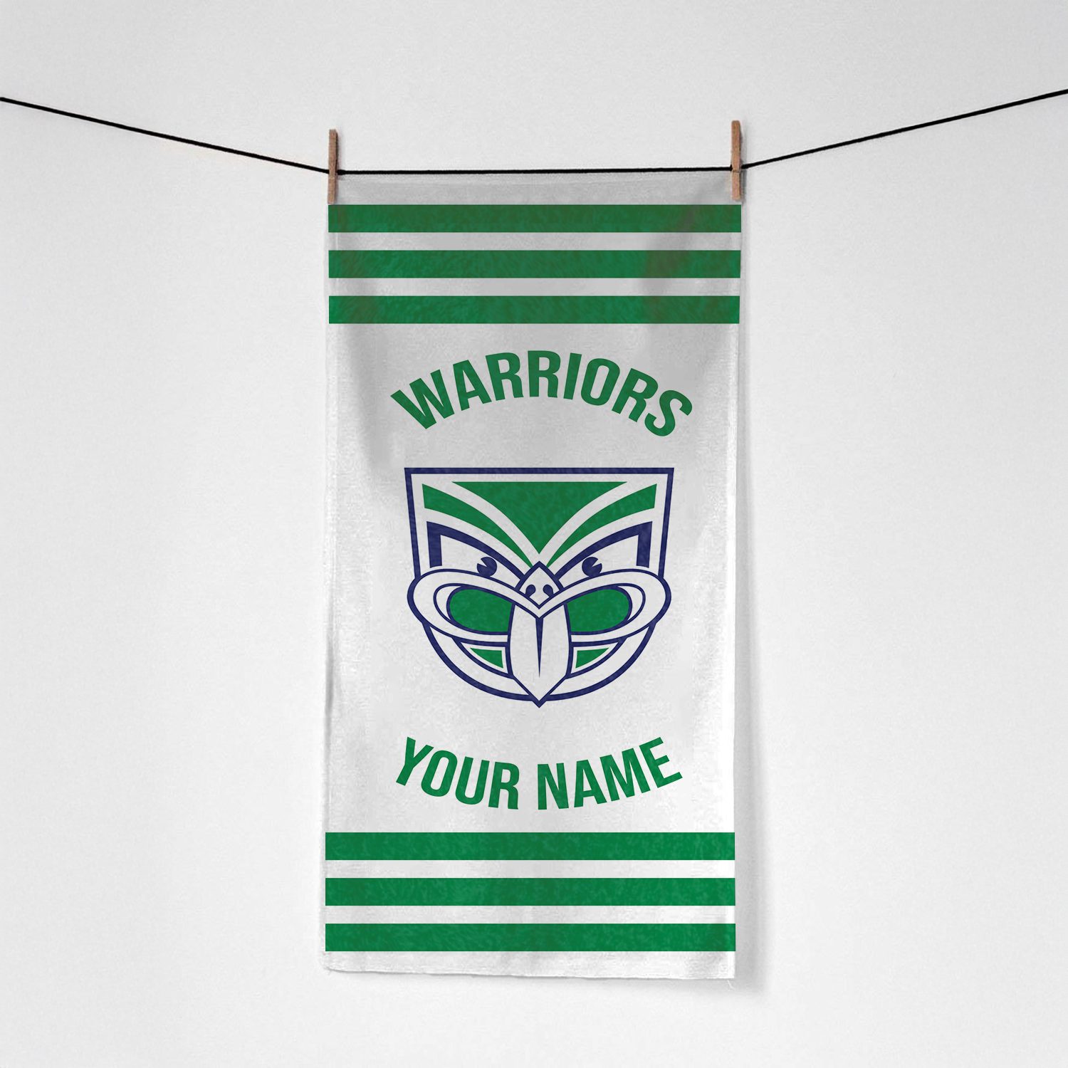 New Zealand Warriors Personalized Pool Travel Beach  Towels New Zealand Warriors Personalized Pool Travel Beach  Towels