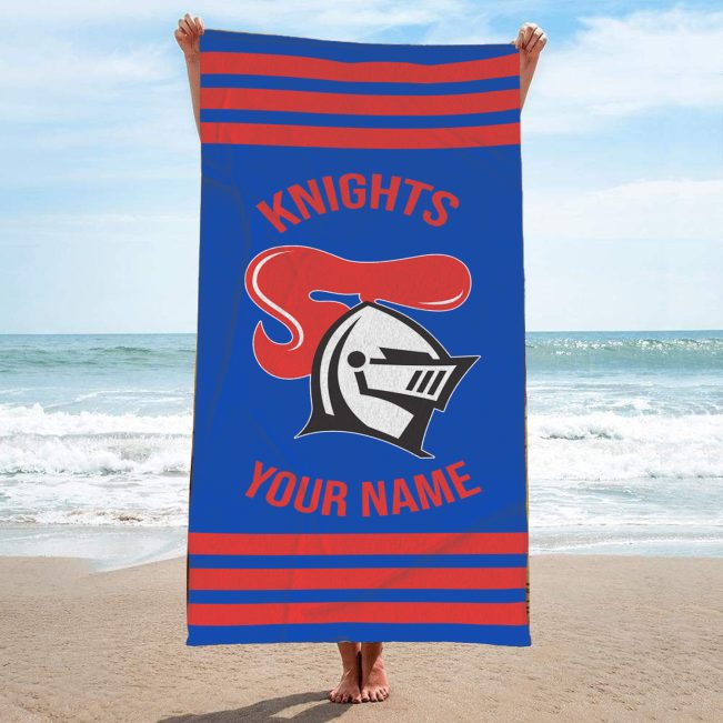 Newcastle Knights Personalized Pool Travel Beach  Towels
