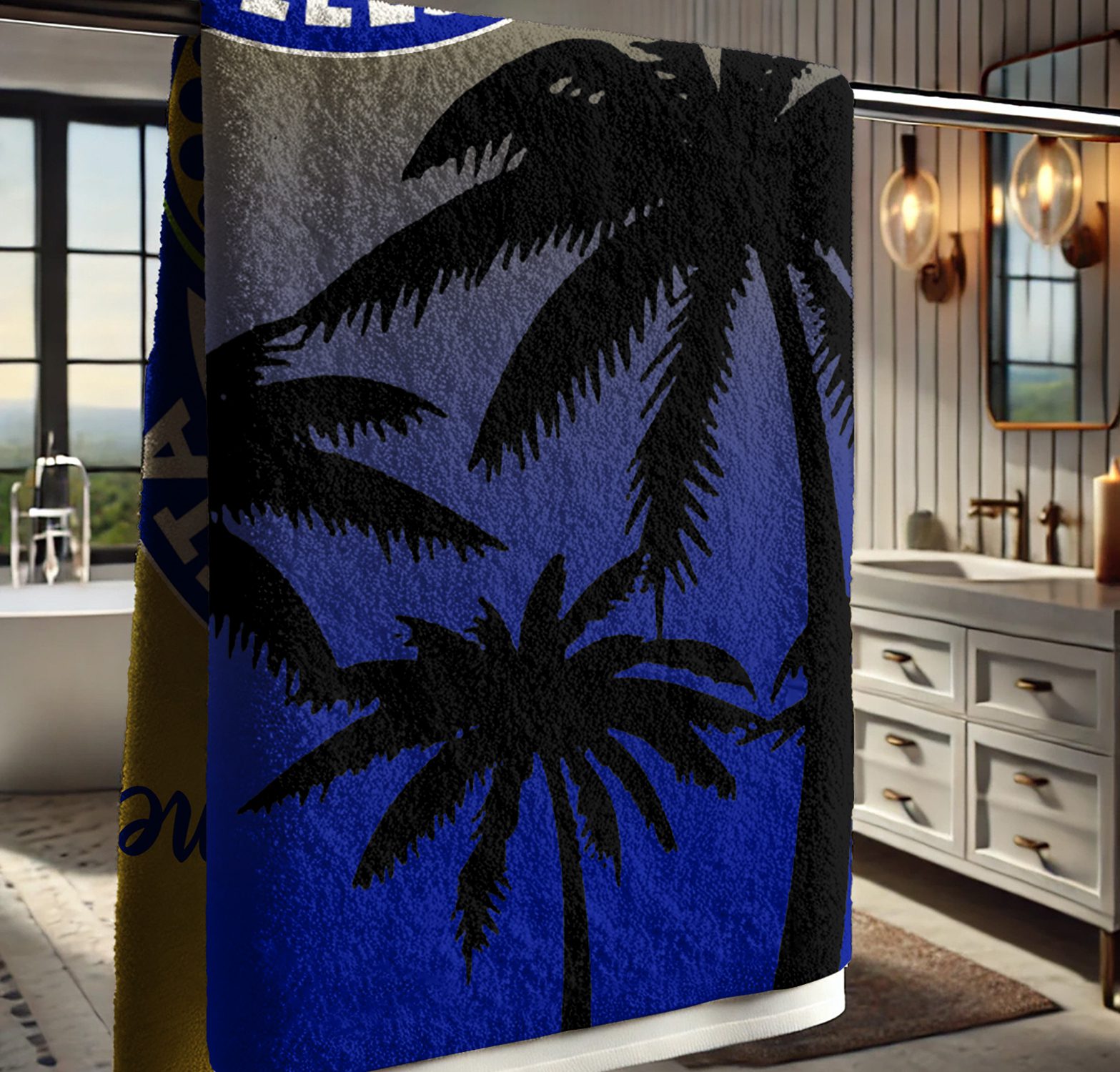 Parramatta Eels Personalized Pool Travel Beach  Towels Parramatta Eels Personalized Pool Travel Beach  Towels