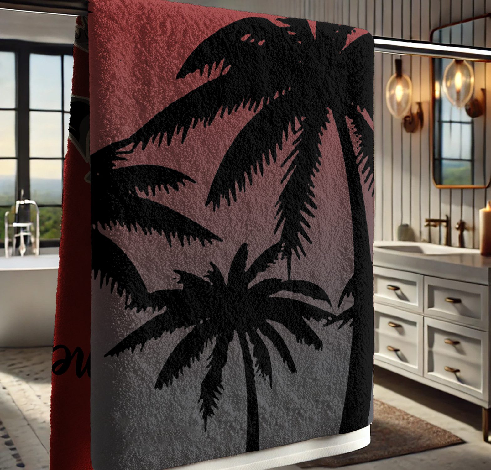 Penrith Panthers Personalized Pool Travel Beach  Towels Penrith Panthers Personalized Pool Travel Beach  Towels