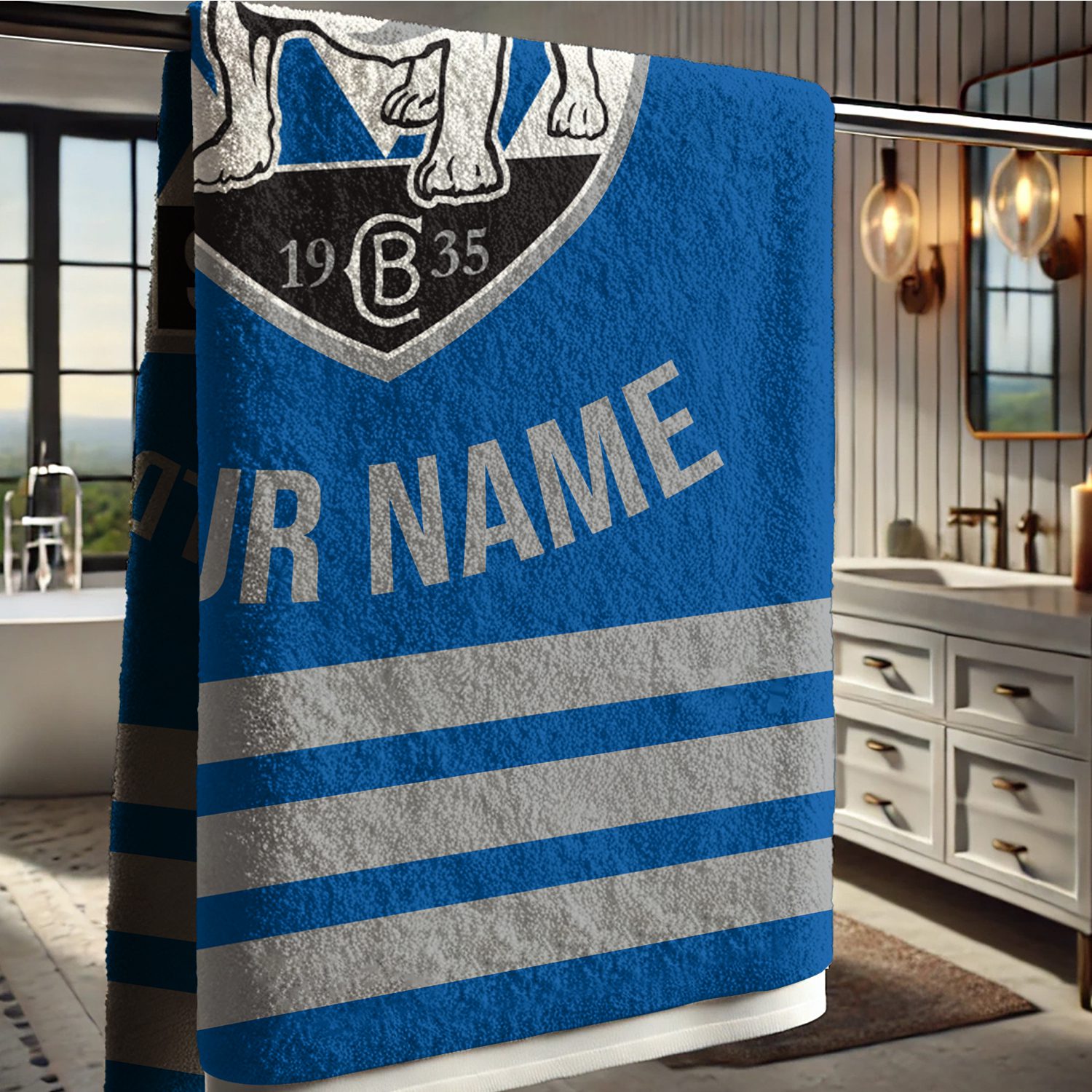 Canterbury-Bankstown Bulldogs Personalized Pool Travel Beach  Towels Canterbury-Bankstown Bulldogs Personalized Pool Travel Beach  Towels