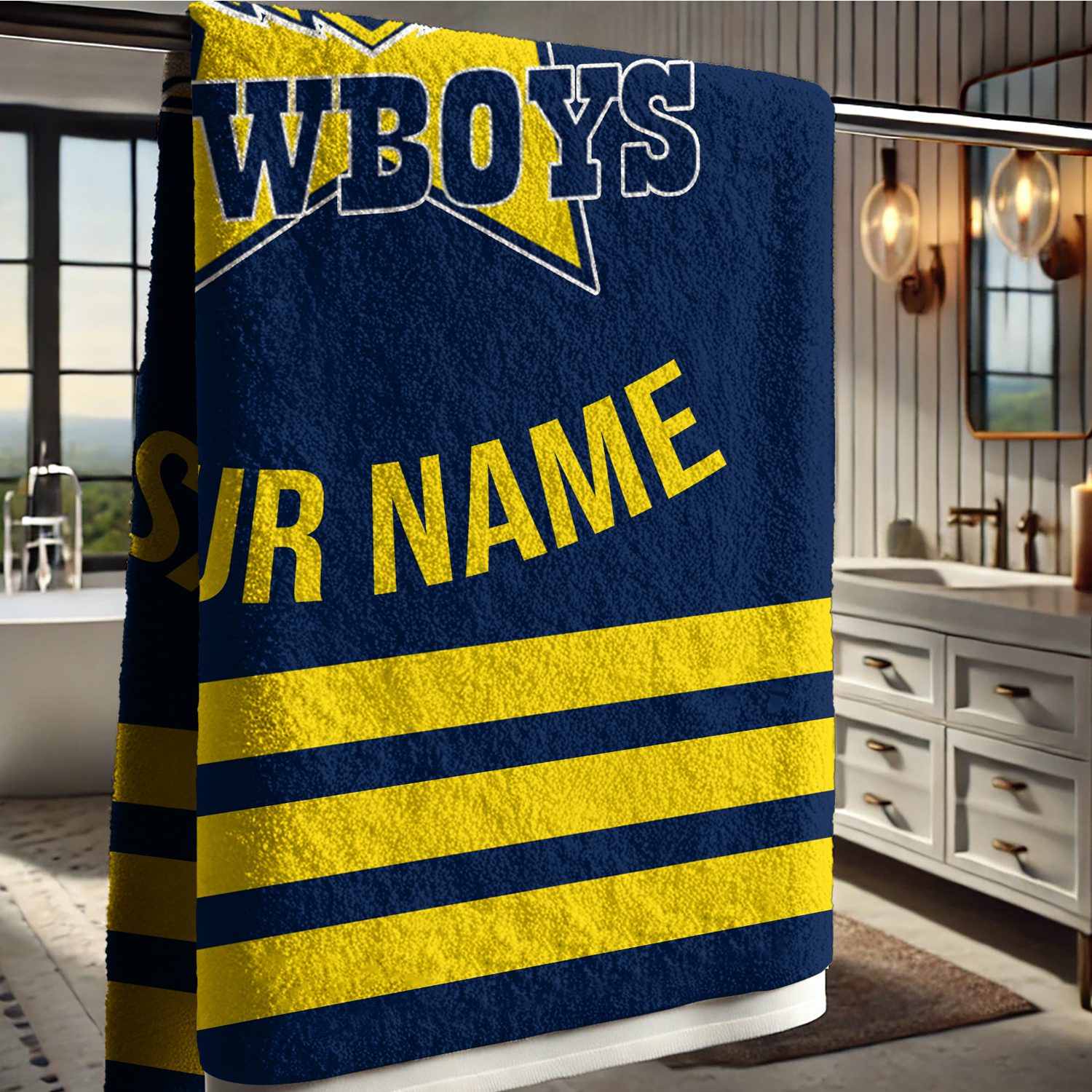 North Queensland Cowboys Personalized Pool Travel Beach  Towels North Queensland Cowboys Personalized Pool Travel Beach  Towels