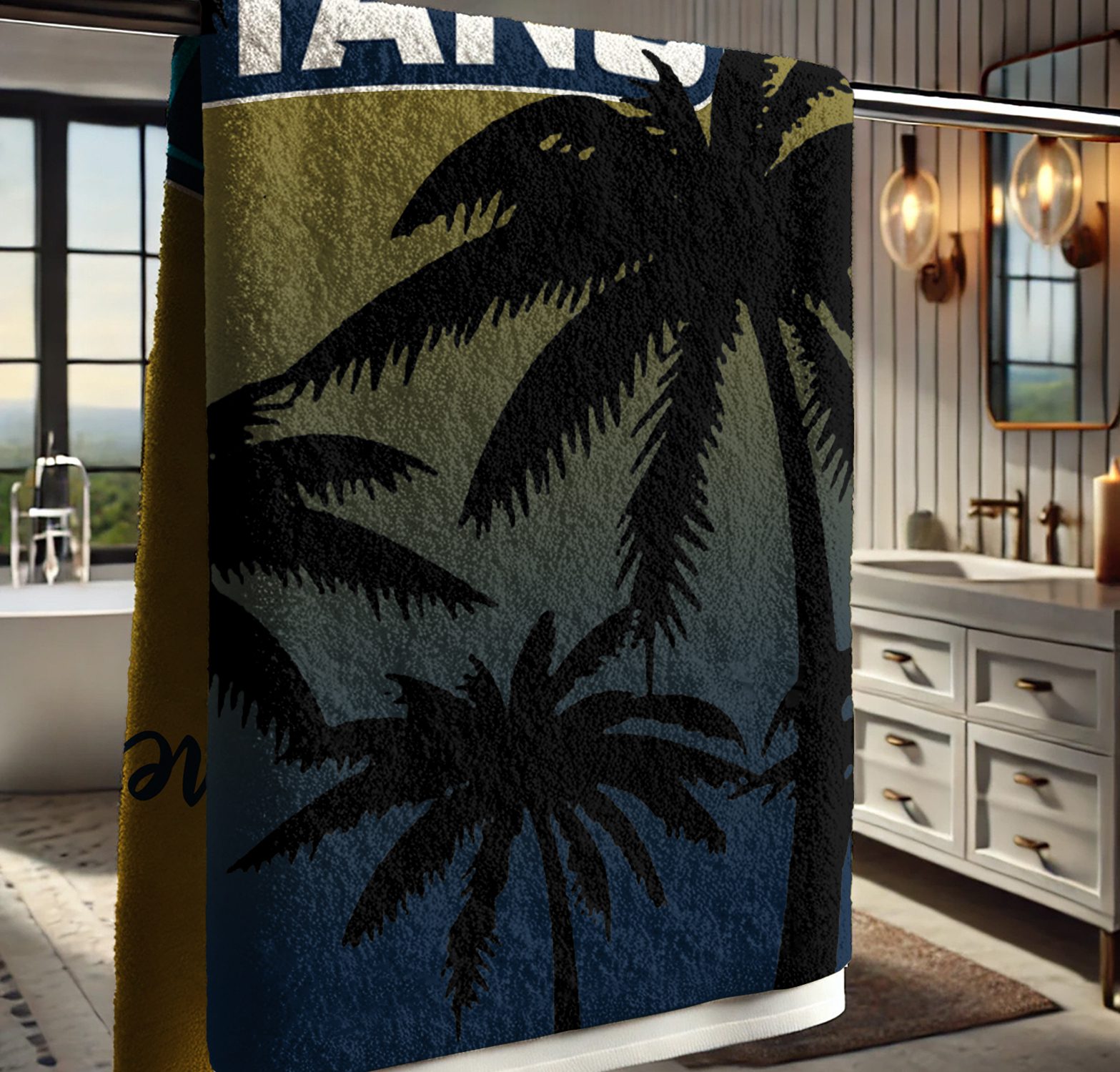 Gold Coast Titans Personalized Pool Travel Beach  Towels Gold Coast Titans Personalized Pool Travel Beach  Towels