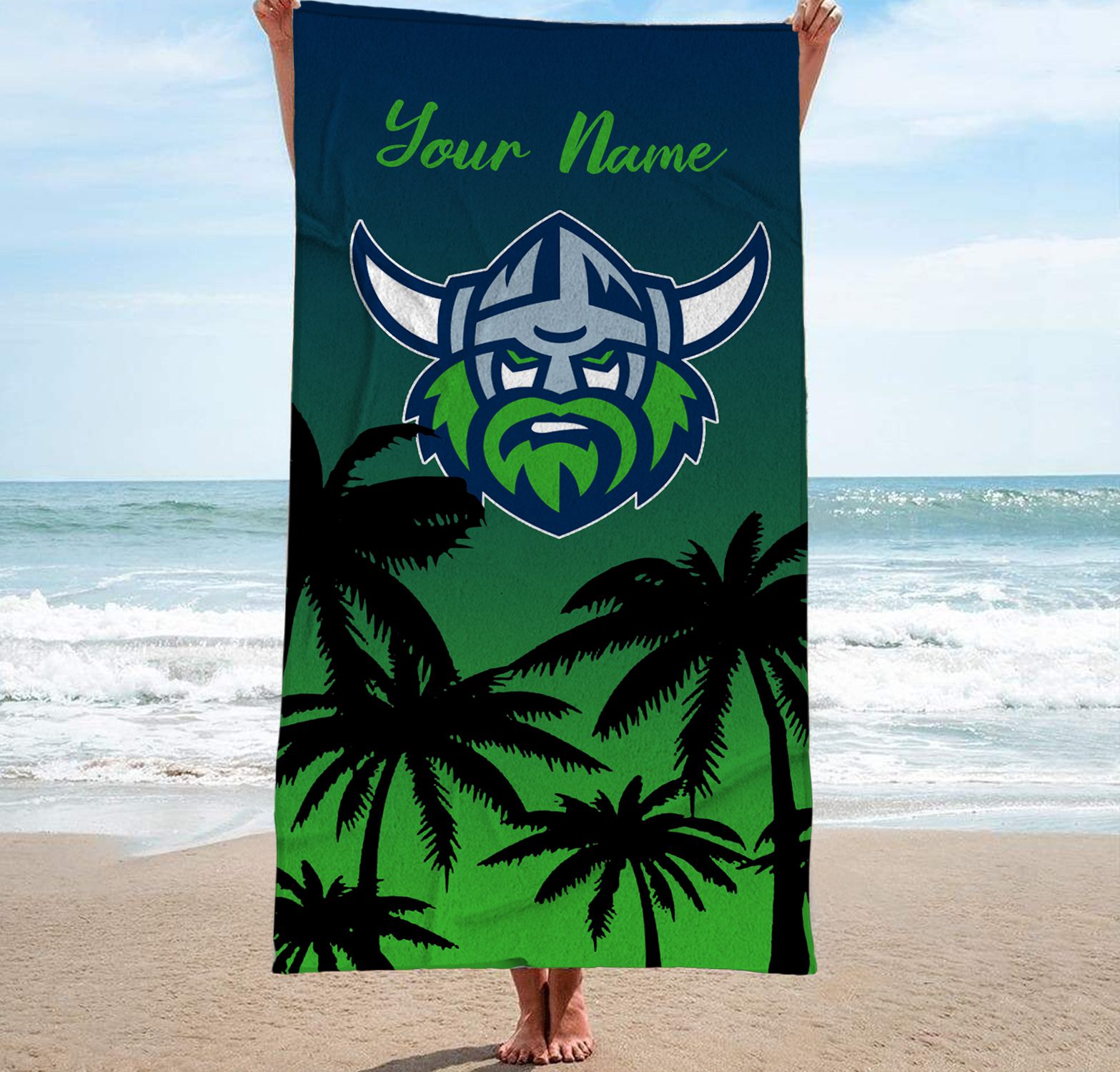 Canberra Raiders Personalized Pool Travel Beach  Towels Canberra Raiders Personalized Pool Travel Beach  Towels